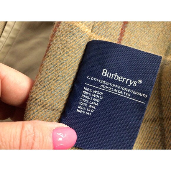 Burberrys Trench Coat Made in England Womens Small - Picture 12 of 14